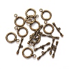 Tibetan Style Toggle Clasps LS-MLF10259Y-NF-1
