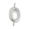 304 Stainless Steel Letter Connector Charms STAS-M108-01P-15-1