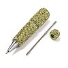 Iron Beadable Pen AJEW-K049-01H-3