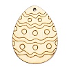 DIY Crafts Easter Egg Shape Cutouts Pendants AJEW-P087-B01-04-2
