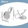 20Pcs 304 Stainless Steel Leverback Earring Findings STAS-LP0001-73-2