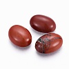 Oval Natural Red Jasper Cabochons G-I171-13x18mm-06-3