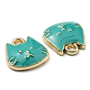Golden Plated Alloy Charms ENAM-L042-01G-03-3