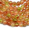 Natural Malaysia Jade Beads Strands G-L645-C01-6mm-25-4