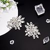 2Pcs Detachable Flower Shoe Decoration AJEW-FG0002-05-5