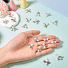 20Pcs 20 Style Glass Pearl Pendants PALLOY-TAC0142-6