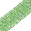 Electroplate Glass Beads Strands GLAA-B023-01A-10-1