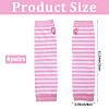 4 Pairs Acrylic Fiber Yarn Knitting Fingerless Gloves AJEW-DJ0001-58C-2