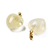 Natural Lemon Quartz Pendants G-J386-H18-G-2