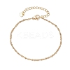 304 Stainless Steel Singapore Chains Bracelets BJEW-JB11501-2