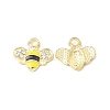 Golden Plated Alloy Enamel Charms ENAM-G212-18G-2