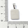 304 Stainless Steel Pendants STAS-C097-56P-10-3