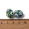 Glass Enamel Beads GLAA-C038-01F-4