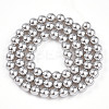 Baking Paint Pearlized Glass Pearl Bead Strands HY-N002-6mm-A03-3