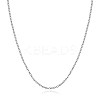 925 Sterling Silver Chain Necklaces NJEW-BB30129-16-1