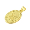 Rack Plating Brass Pendants KK-S380-42D-G-2