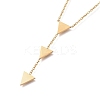 Triangle 304 Stainless Steel Jewelry Sets SJEW-M097-15G-2
