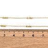 2MM Brass Round Ball Cable Chain Necklaces MAK-L045-01G-5