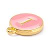 Golden Plated Alloy Enamel Charms ENAM-Q437-14I-2