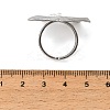 304 Stainless Steel Cuff Open Rings for Women SA-CBAF040-03P-3