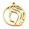 304 Stainless Steel Pendants STAS-Z043-01F-1