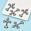 Alloy Rhinestone Cross Big Gothic Pendants LS-ALRI-1475-NR-3