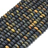 3 Colors Dyed Natural Tiger Eye Beads Strands G-P575-A05-8x5mm-02-2