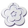 Acrylic Pendants with Glitter Powder MACR-Q160-01F-2