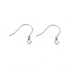 Anti-Tarnish Rhodium Plated 925 Sterling Silver Earring Hooks STER-N016-32P-2