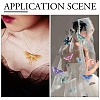 20Pcs 5 Colors Cloth Simulation Gauze Butterfly Ornament Accessories DIY-SP0005-69-6