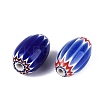 Handmade Millefiori Glass Barrel Beads LA-N002-02C-2