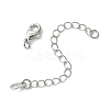 SHEGRACE Brass Curb Chain Extender XGR0149P-164P-2