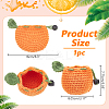 1Pc Tangerine Woolen Crochet Wallets AJEW-NB0005-93-2