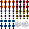 80 Sets 10 Style Plastic Doll Eyes DIY-GF0008-63-1