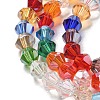 Transparent Electroplate Glass Beads Strands EGLA-A039-T4mm-A29-3