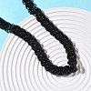 12MM 201 Stainless Steel Cuban Link Chain Necklaces for Women Men NJEW-F360-01EB-2