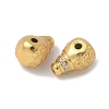 Matte Gold Color 925 Sterling Silver 3 Hole Guru Beads STER-R014-04G-2