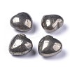 Natural Pyrite Heart Love Stone G-F659-B28-1