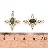 Natural African Jade Faceted Horse Eye Pendants STAS-N109-161G-3