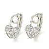 Brass Hoop Earrings EJEW-C112-03P-1