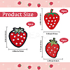 18Pcs 3 Styles Cloth Embroidery Cloth Iron on/Sew on Patches PATC-CP0001-09A-2