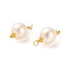 ABS Plastic Imitation Pearl Pendants KK-M266-37G-04-2