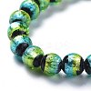Handmade Silver Foil Lampwork Beads FOIL-K001-02B-8mm-3
