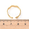 304 Stainless Steel Open Cuff Rings for Women RJEW-K309-16G-5
