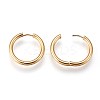 Ion Plating(IP) 304 Stainless Steel Huggie Hoop Earrings LS-EJEW-O087-07B-2