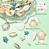 DIY Starfish Sea Turtle Shell Making Findings Kits DIY-YW0017-07-5
