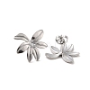 Non-Tarnish Flower 304 Stainless Steel Stud Earrings for Women EJEW-L272-031P-02-2