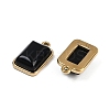 Natural Obsidian Pendants STAS-K291-04G-10-2