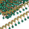 Polyester Tassel Lace Ribbon OCOR-WH0079-75A-1
