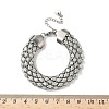 304 Stainless Steel Link Chain Bracelets for Women BJEW-D344-01P-5